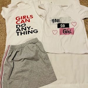 skirt set + top